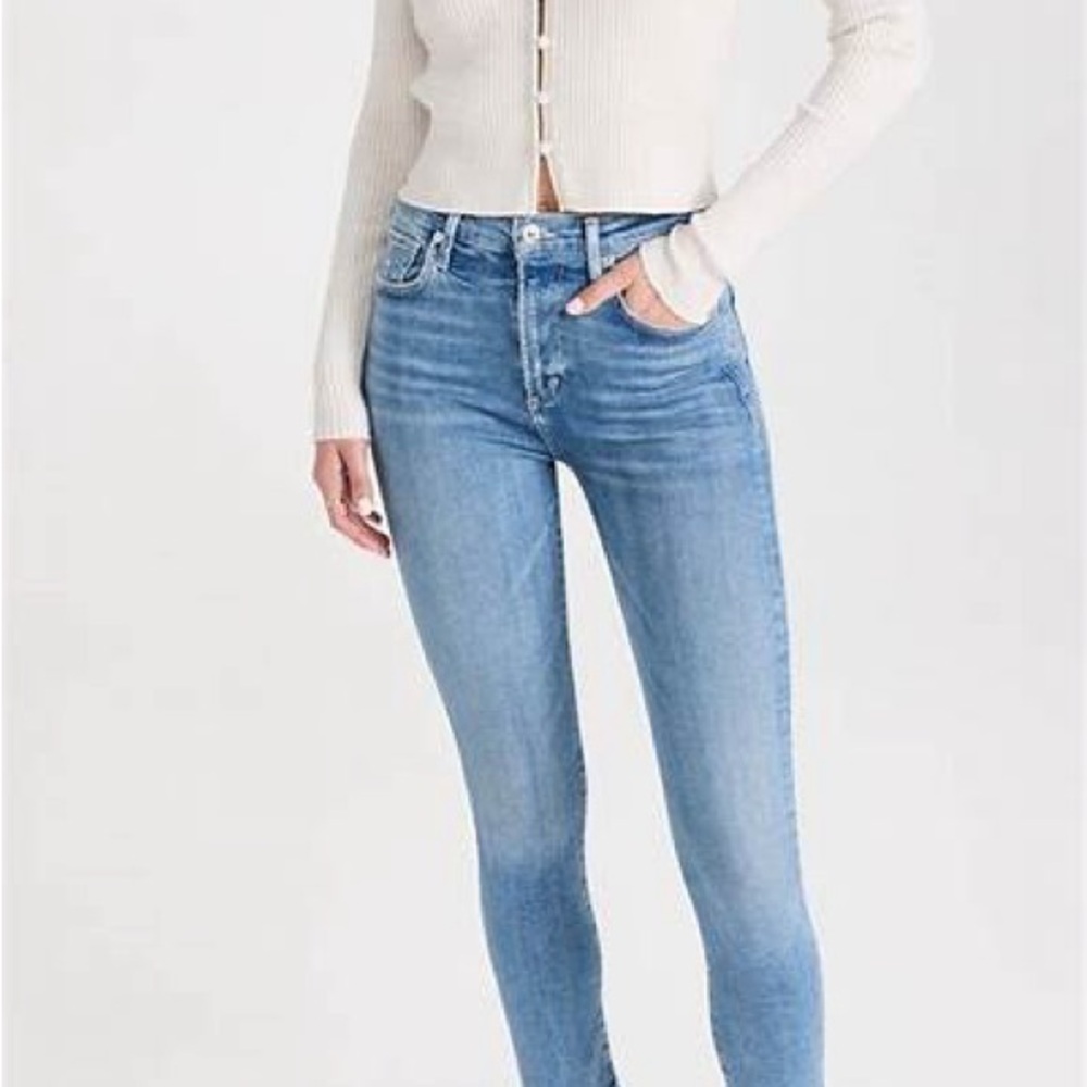 Citizens Of Humanity Olivia Light Blue High Rise Jeans